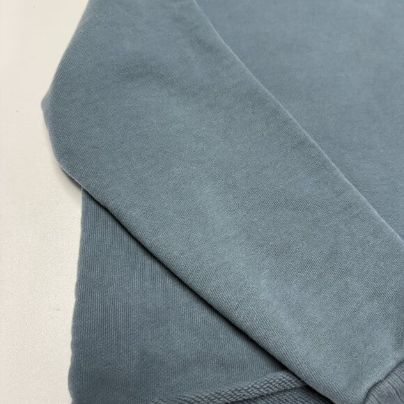 Levi's Sportswear LVC Sweatshirt Medium 20.5x19.5 Blue Cropped Mock Neck - Picture 4 of 10